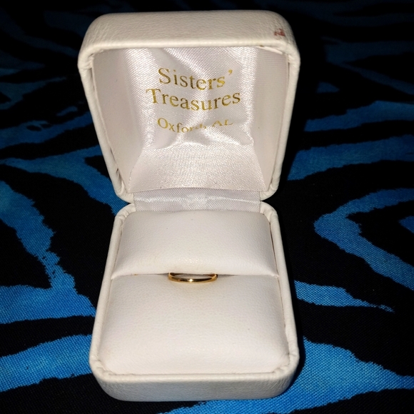 Baby infant first 10 karat gold ring sisters treasures